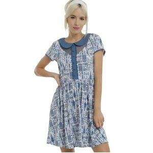 Hot Topix Dr. Who Flare Dress Size Small NWT